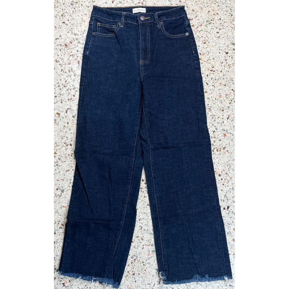 Oliver Logan Eberdeen Wide Leg Crop Women's Slow Denim Size 26